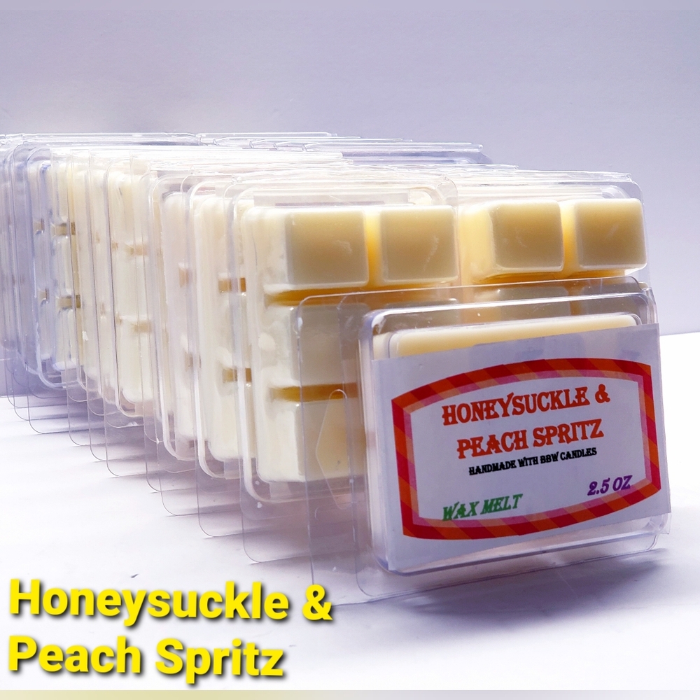 HONEYSUCKLE & PEACH SPRITZ -Bath & Body Works Candle Wax Melts- $8 per pack